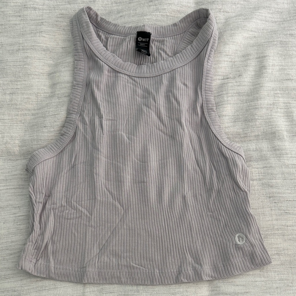 WIT Lilac Ribbed Women's Tank Top